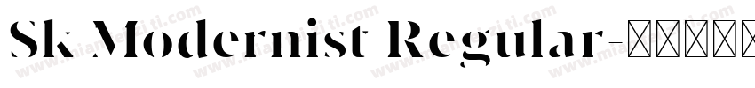Sk Modernist Regular字体转换